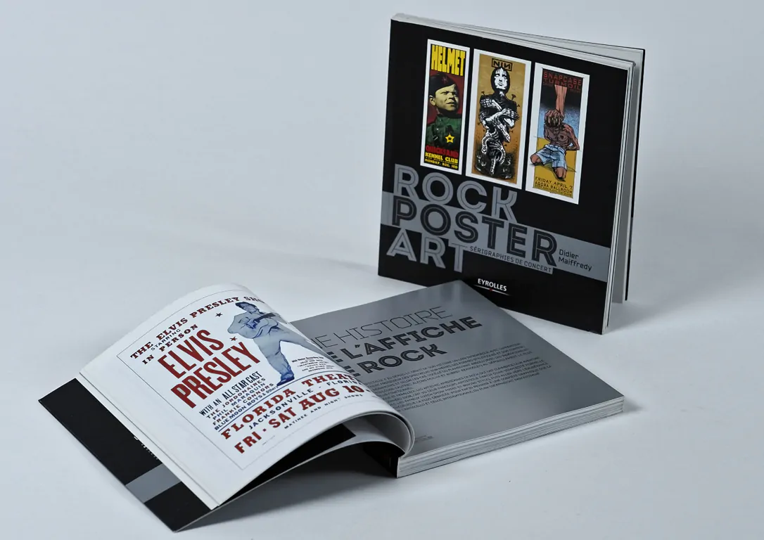 Rock poster art. serigraphies de concerts - D.Maiffredy - Éditions